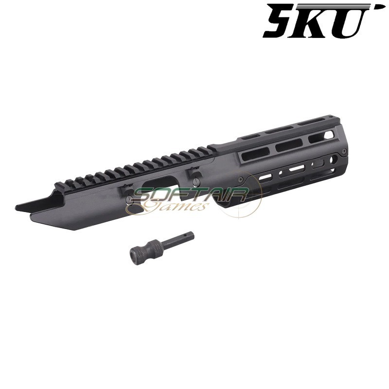 Handguard con Leva di Armamento per Cyma MP5 5KU (5KU-403-BK)