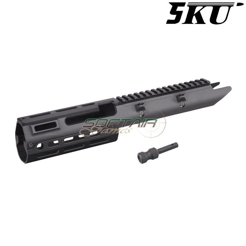 Handguard with Charging Handle for Cyma MP5 5KU (5KU-403-BK)
