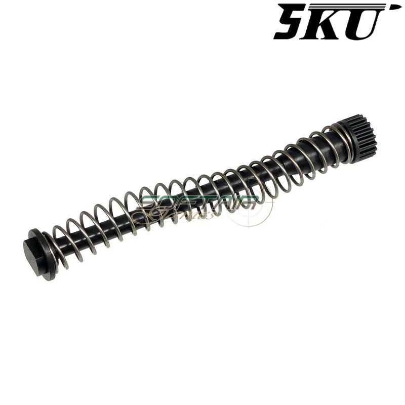 Guida molla recoil 130% M17 P320 in acciaio 5KU® (5KU-GBVM001BK)