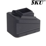 Magazine extension pad P320 M17 M18 CNC aluminum 5KU® (GBVM003)