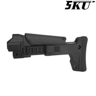Stock ACR Style MP5 CYMA Black 5KU (5KU-418)