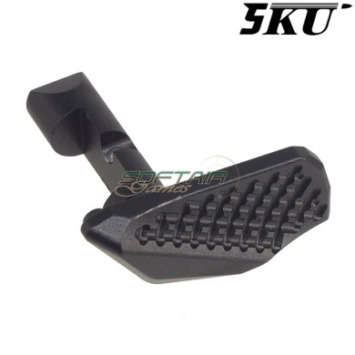 Leva smontaggio Thumb Rest P320 M17 M18 nera in alluminio CNC 5KU® (5KU-GBVM005BK)