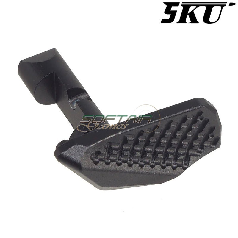 Black Thumb Rest takedown lever P320 M17 M18 CNC aluminum 5KU® (5KU-GBVM005BK)