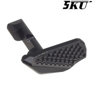 Black Thumb Rest takedown lever P320 M17 M18 CNC aluminum 5KU® (5KU-GBVM005BK)