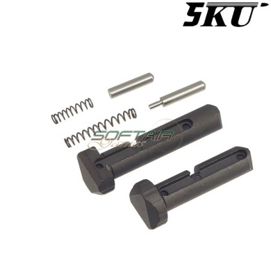 Perni receiver AR M4 in acciaio 5KU® (5KU-GB-157-BK)