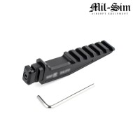Supporto mount Picatinny BLACK per T1 Mount MilSim Series (ms-02016-bk)