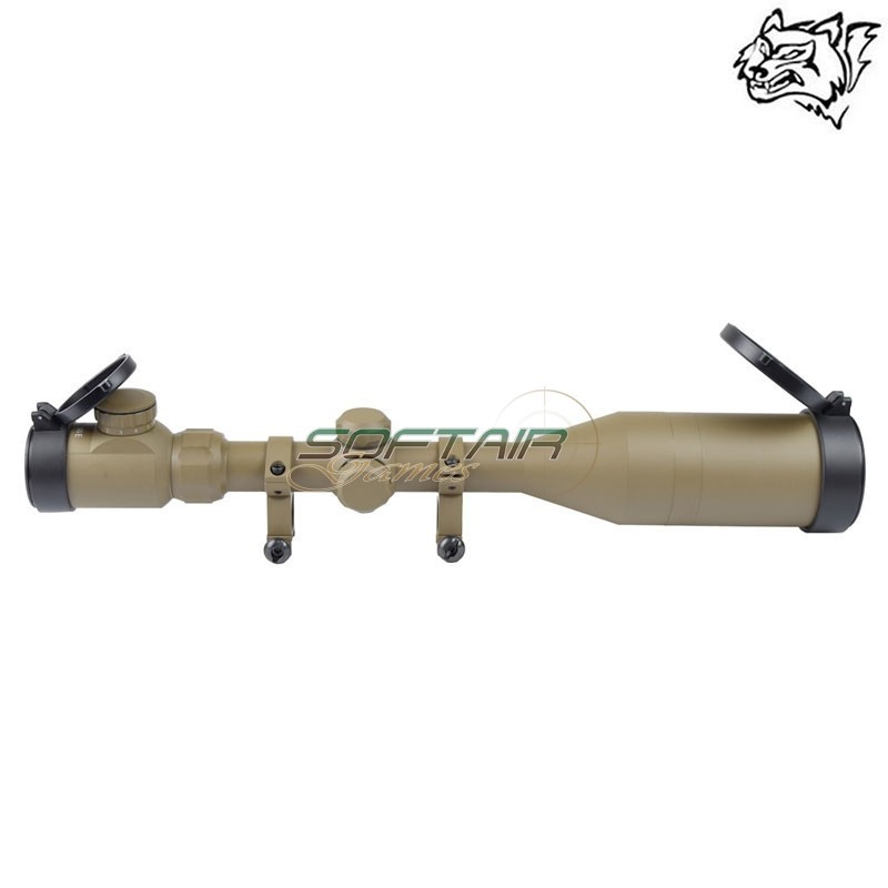 Illuminated scope 3-9x50 BDC TAN SNOW WOLF® (SW-0220)