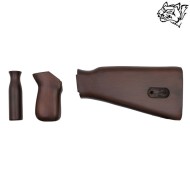 Real wood stock and grips ZB26 SNOW WOLF® (SW-ZB26WK)