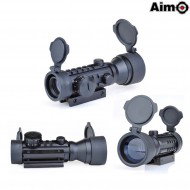 Red Dot 2x42 Scope Black Aim-o (ao3013-bk)