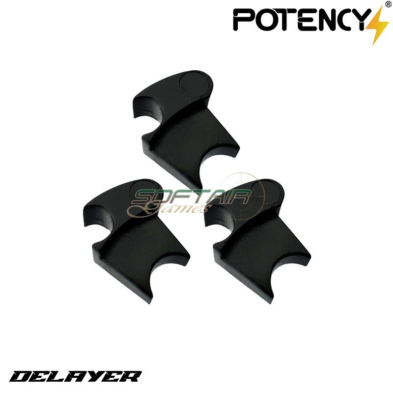 Set 3 Pezzi Delayer High Speed in Tecnopolimero POTENCY® (PTY-DL30)