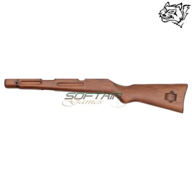 Calciatura monoblocco M1938 in vero legno SNOW WOLF® (SW-1938WK)