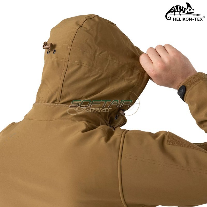 Soft Shell Gunfighter Jacket BLACK SharkSkin Windblocker membrane Helikon-tex® (ht-ku-gun-fm-01)