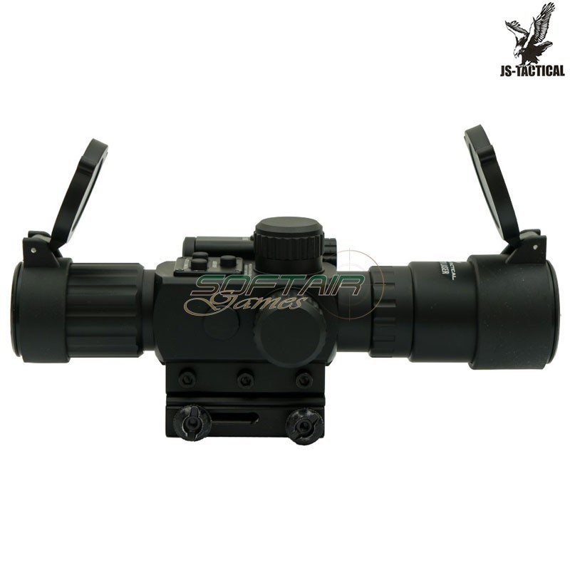Ottica 4x30 con laser rosso integrato JS-TACTICAL® (JS-4X30IR)