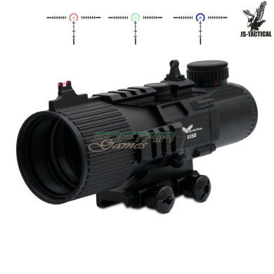 Ottica 5x50 con reticolo illuminato nero JS-TACTICAL® (JS-LS5X50)