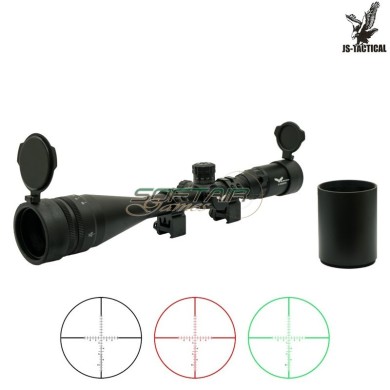 Ottica 6-24x50 AO con reticolo illuminato JS-TACTICAL® (JS-6-24X56AOYU)