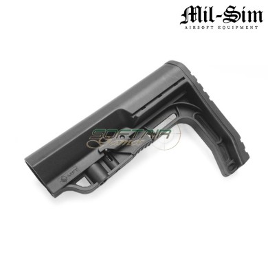 Calcio MFT Battlelink minimalist style BLACK per AEG Mil-Sim Series (ms-187-bk)