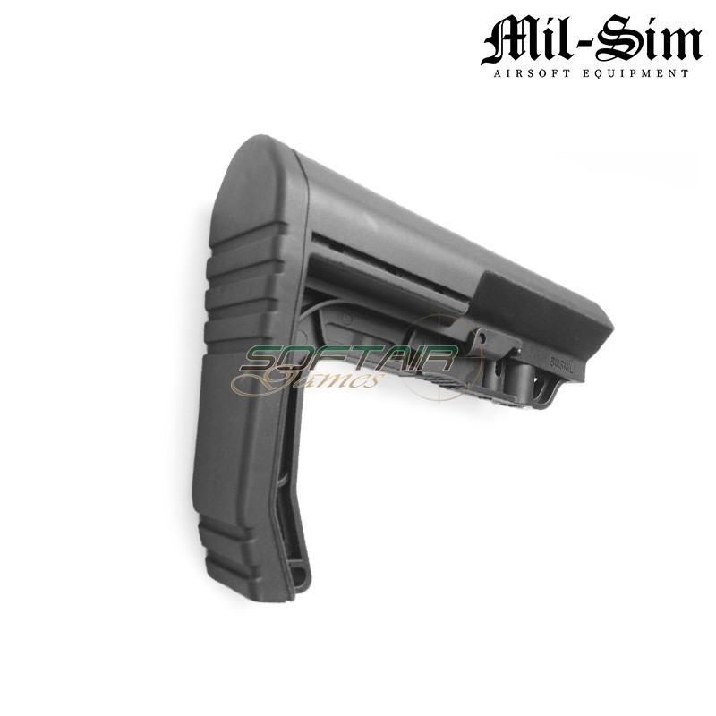 Calcio MFT Battlelink minimalist style BLACK per AEG Mil-Sim Series (ms-187-bk)