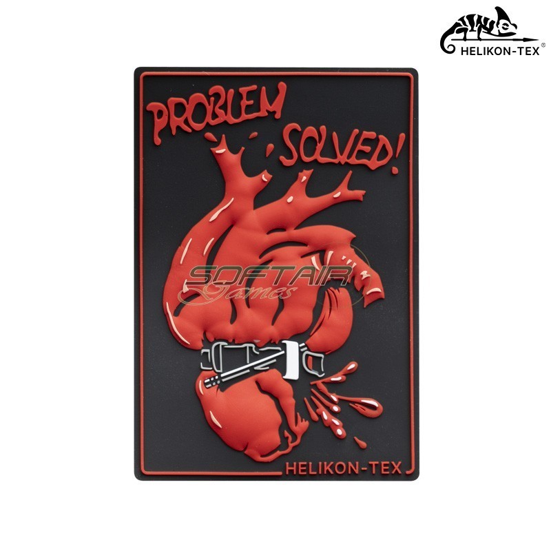 “Problem Solved!” PVC morale patch Helikon-Tex® (OD-PSD-RB)