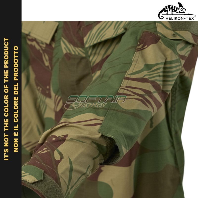 Camicia tattica Raid Shirt PolyCotton Stretch Ripstop RAL 7013 Helikon-Tex® (BL-RAD-SP-81)