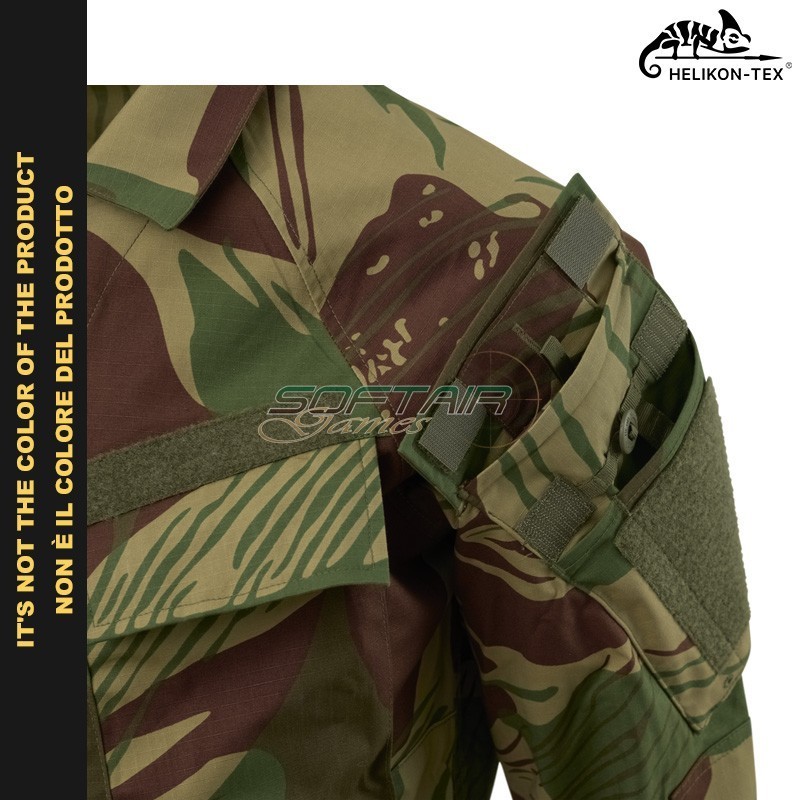 Camicia tattica Raid Shirt PolyCotton Stretch Ripstop RAL 7013 Helikon-Tex® (BL-RAD-SP-81)