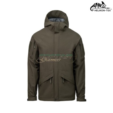 Chinook Jacket DARK GREEN Impermeabile 20K Helikon-Tex® (KU-KCH-PO-2U)