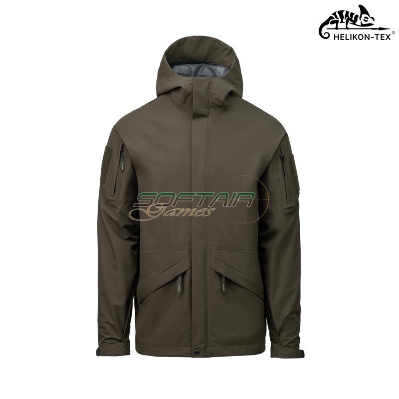 Chinook Jacket DARK GREEN 20K Waterproof Helikon-Tex® (KU-KCH-PO-2U)