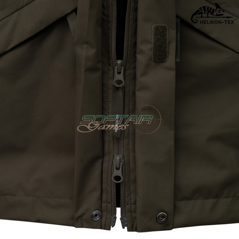 Chinook Jacket BLACK 20K Waterproof Helikon-Tex® (KU-KCH-PO-01)