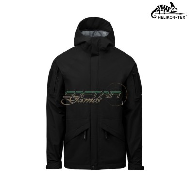 Chinook Jacket BLACK 20K Waterproof Helikon-Tex® (KU-KCH-PO-01)