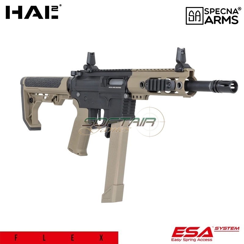 Electric rifle SA-FX01 FLEX LIGHT OPS HAL ETU Gen.2 Half-Tan Specna Arms (SPE-01-047453)