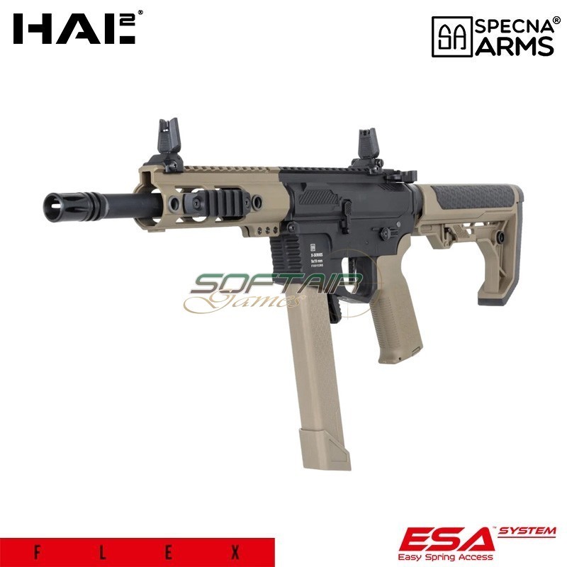 Electric rifle SA-FX01 FLEX LIGHT OPS HAL ETU Gen.2 Half-Tan Specna Arms (SPE-01-047453)