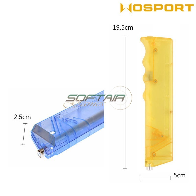 BB Loader maggiorato da 300bb trasparente WoSport (EX0410)