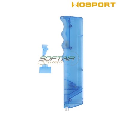 BB Loader maggiorato da 300bb BLU trasparente WoSport (EX0410-B)