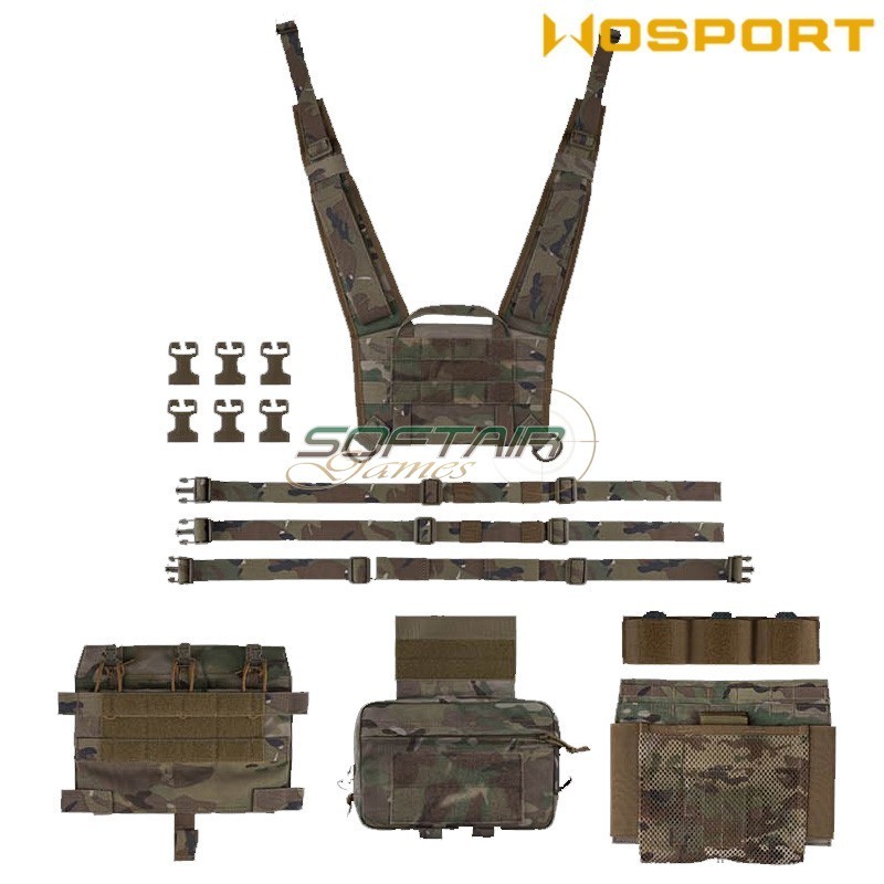 Chest Rig Assault Tactical RANGER GREEN WoSport (VE-107-RG)