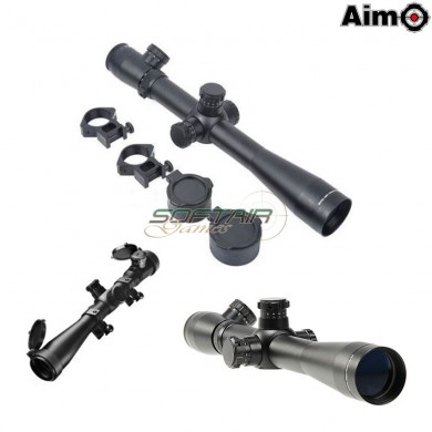 Scope 3.5-10x40e-sf Illuminated Black Aim-o (ao5305-bk)
