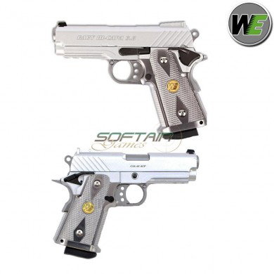 Baby Hi-capa 3.8 Silver Blowback Gas We (ggb310ts)