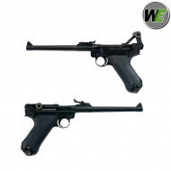 Luger P08 Long Black Blowback Gas We (w-p08l) 