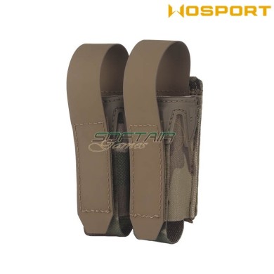 Pistol Double Pouch MULTICAM WoSport (046921)