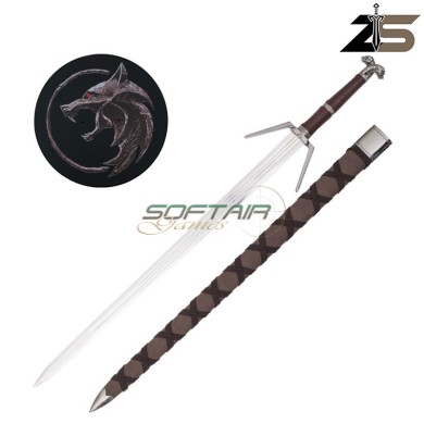 Spada Ornamentale Serpentine Silver Sword Geralt di Rivia ZSWORDS® Nero (ZS638-7BK)