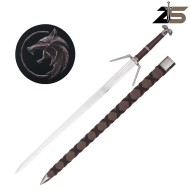 Spada Ornamentale Serpentine Silver Sword Geralt di Rivia ZSWORDS® Nero (ZS638-7BK)