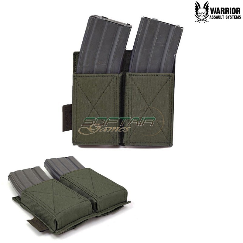 EMP Double Elastic Magazines Pouch RANGER GREEN Warrior Assault Systems (w-eo-demp-rg)