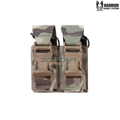Tasca Doppia Flash Bang 40mm Laser Cut MULTICAM Warrior Assault Systems (w-lc-d40-fbp-mc)