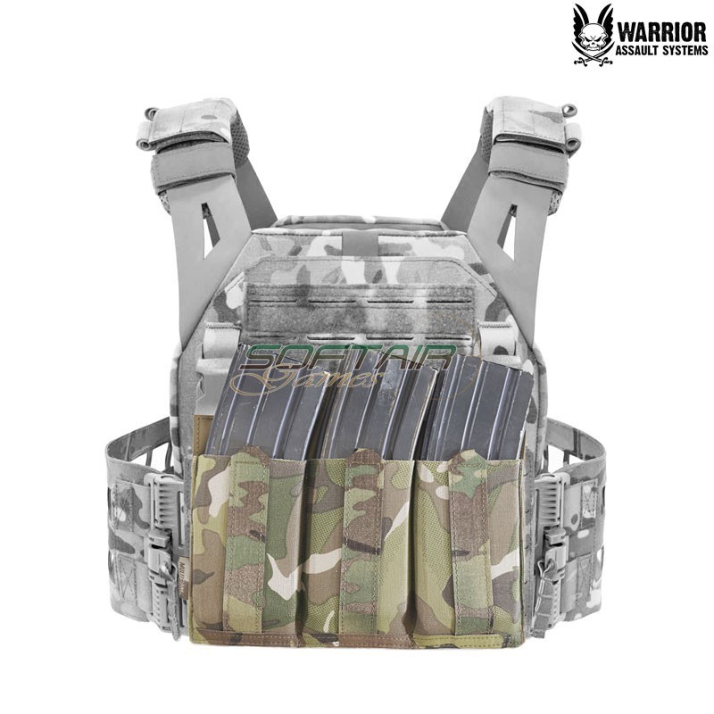 Laser cut DFP triple bungee Low Profile 5.56 panel MULTICAM® Warrior Assault systems (w-lc-dfp-tb-lpe-556p-mc)