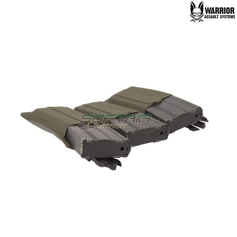 Laser cut pannello DFP tripla bungee Low Profile 5.56 RANGER GREEN Warrior Assault systems (W-LC-DFP-TB-LPE-556P-RG)