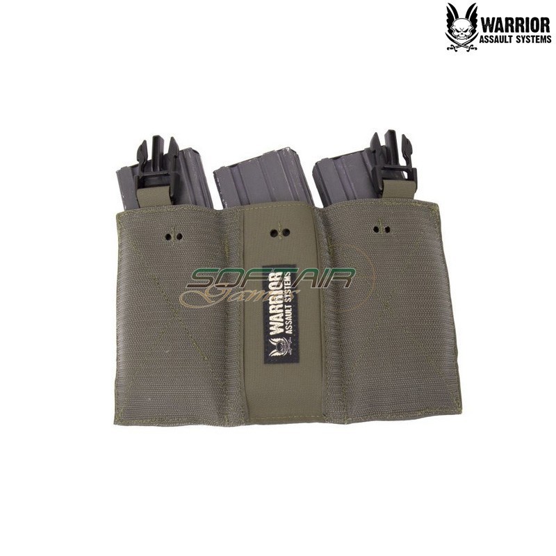 Laser cut pannello DFP tripla bungee Low Profile 5.56 RANGER GREEN Warrior Assault systems (W-LC-DFP-TB-LPE-556P-RG)