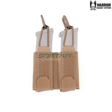 Inserto velcro Doppio Porta Caricatori 9mm COYOTE TAN Warrior Assault Systems (w-lc-ivd9-ct)