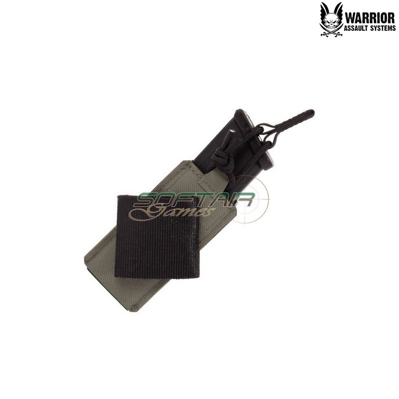 Aero Lite Magazine Pouch 45° Version for 9mm Pistol RANGER GREEN Warrior Assault Systems (w-lc-sb-h9-a-rg)