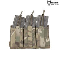 Porta Caricatori Triplo Low Profile Laser Cut MULTICAM Warrior Assault Systems® (W-LC-TB-LPE-556P-MC)