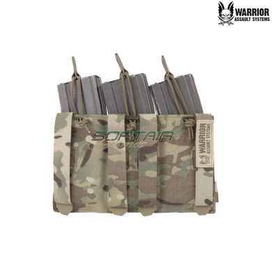Porta Caricatori Triplo Low Profile Laser Cut MULTICAM Warrior Assault Systems® (W-LC-TB-LPE-556P-MC)
