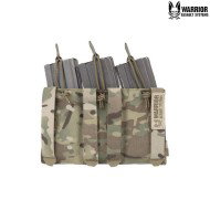 Porta Caricatori Triplo Low Profile Laser Cut MULTICAM Warrior Assault Systems® (W-LC-TB-LPE-556P-MC)