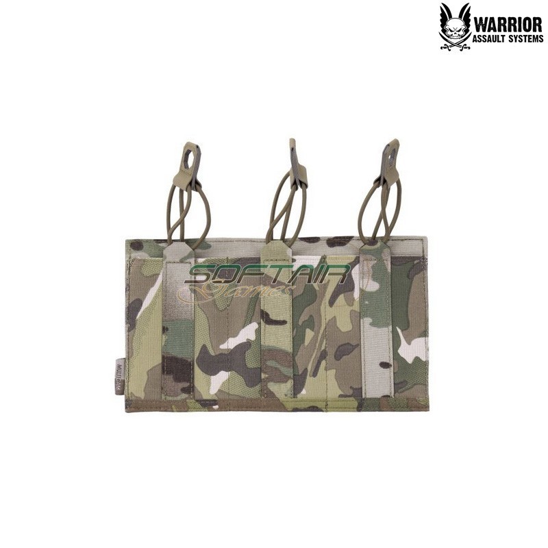 Laser Cut Triple Low Profile Magazine Pouch MULTICAM Warrior Assault Systems® (W-LC-TB-LPE-556P-MC)